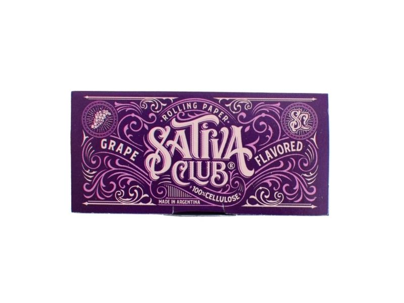 Sativa Club Celulosa Sabor Uva 1 1/4